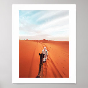 Póster Cabalgatas en el desierto del Sahara en Marruecos