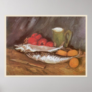 Póster Caballas, lémonas y tomates de Vincent van Gogh