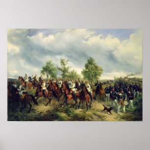 Póster Caballería prusiana en expedición