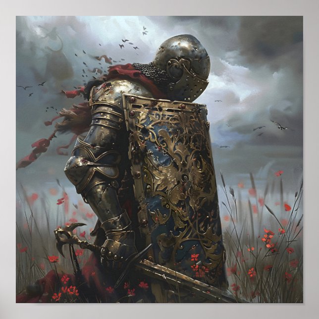 Póster Caballero atormentado (Frente)