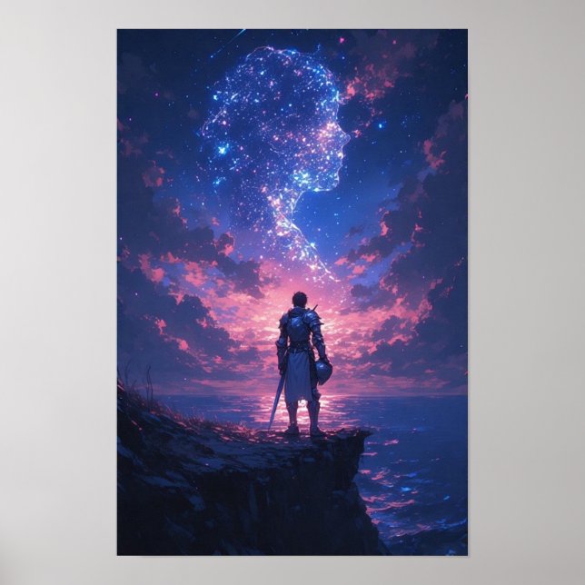Póster Caballero Celestial (Frente)