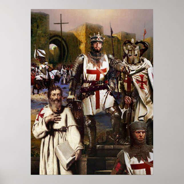 Póster Caballero de templo (Frente)