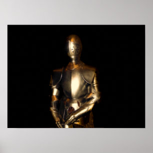 Póster Caballero en la brillante armadura