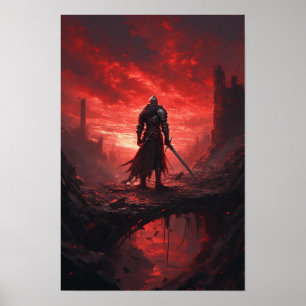 Póster Caballero Épico
