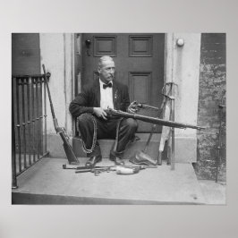 Póster Caballero Gunslinger, 1927. Foto de cosecha de vin