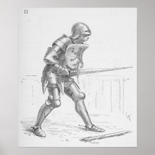 Póster Caballero inglés