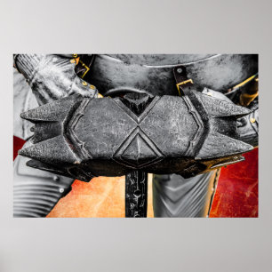 Póster Caballero medieval con