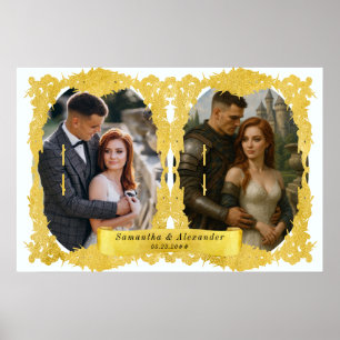 Póster Caballero Medieval Renacimiento Renfaire Foto Pers