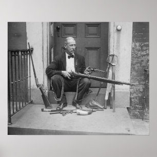 Póster Caballero Pistolero, 1927. Foto Antigua