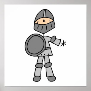 Póster Caballero real