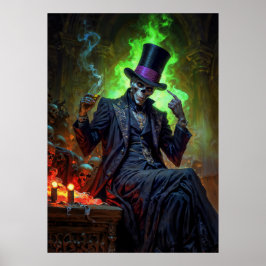 Póster Caballero Vudú Barón Samedi