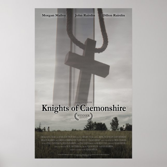 Póster Caballeros de Caemonshire con Poster galardonado (Frente)