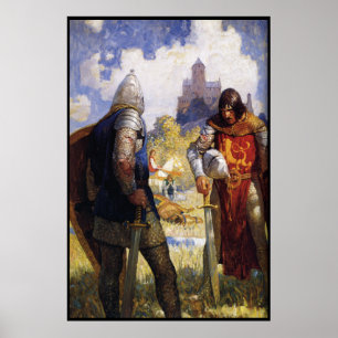 Póster caballeros después del poster de la batalla A