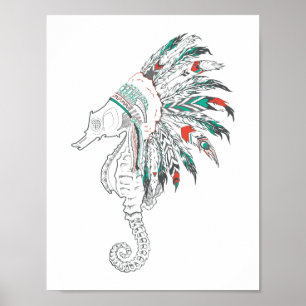 Póster caballito de mar
