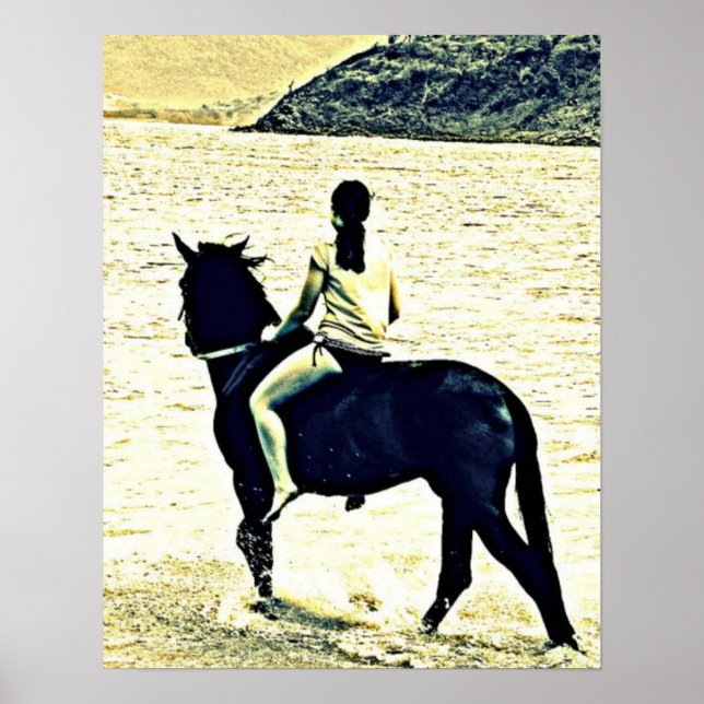 Póster caballo 2 (Frente)