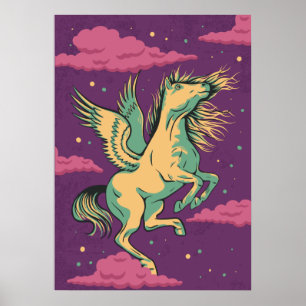 Póster Caballo alado Pegasus