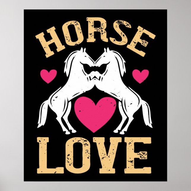 Póster Caballo - Amor de caballo (Frente)