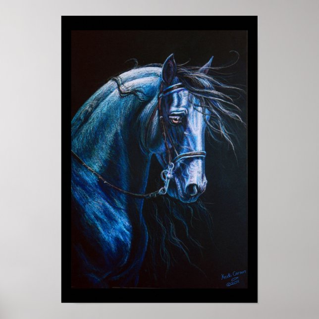 Póster Caballo barroco (Frente)