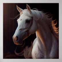Caballo blanco poster