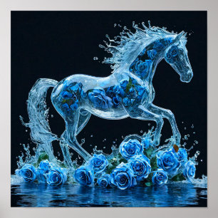 Póster Caballo Congelado