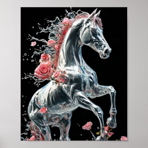 Póster Caballo Congelado