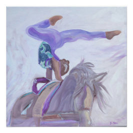 Póster Caballo de Baulting