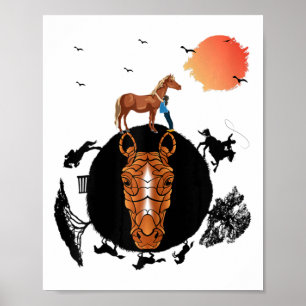 Póster Caballo de caballo - Cabeza de caballo Planeta Lov