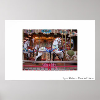 Póster Caballo de carrusel