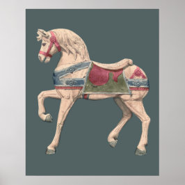 Póster Caballo de carrusel de Henry Murphy  