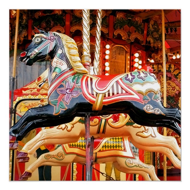 PÓSTER CABALLO DE CARUSEL (Anverso)