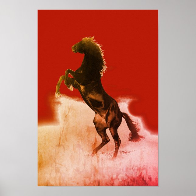 Póster Caballo de cría (Frente)