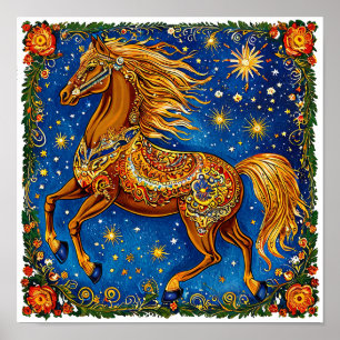 Póster Caballo de Cuento de Hadas