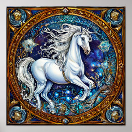 Póster Caballo de cuento de hadas