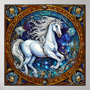Póster Caballo de Cuento de Hadas