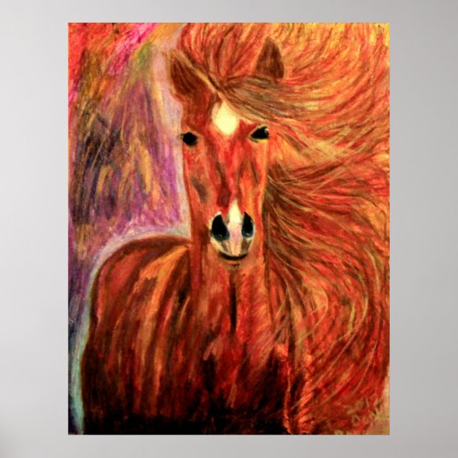 PÓSTER CABALLO DE ESTRELLA DE BRONZE POR REGALO DE POSTER (Frente)