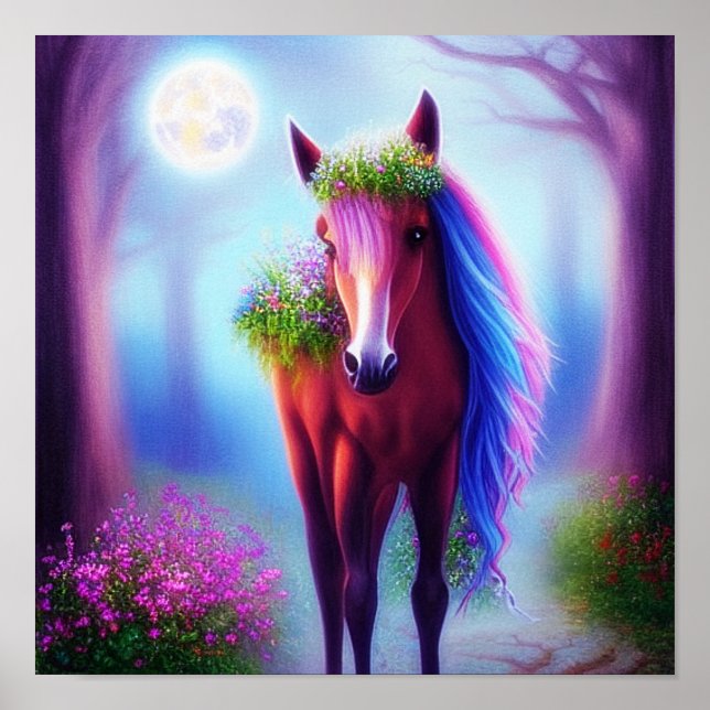 Póster Caballo de fantasía (Frente)