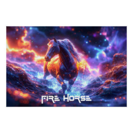 PÓSTER CABALLO DE FUEGO - SHENG XIAO - 