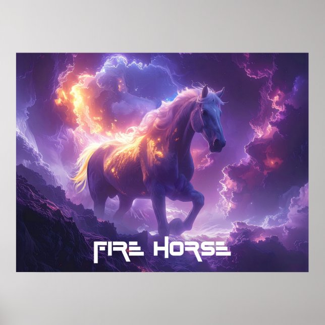 PÓSTER CABALLO DE FUEGO - SHENG XIAO (Frente)