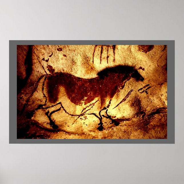 Póster Caballo de Lascaux (Frente)