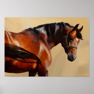 Póster Caballo del aceite