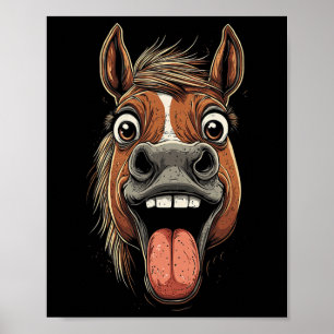 Póster Caballo Guay Con Caballos De Lengua En Caballo En 