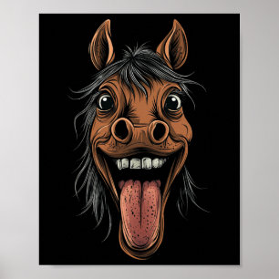 Póster Caballo Guay Con Caballos De Lengua En Caballo En 