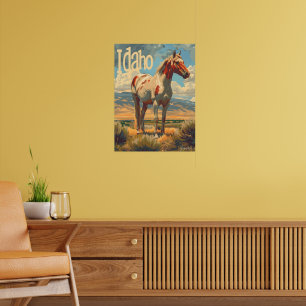 Póster Caballo Idaho Appaloosa