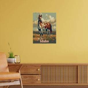 Póster Caballo Idaho Appaloosa