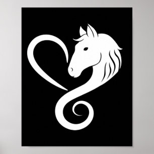 Póster Caballo Lover Caballo montando Rancho de Nova Occi