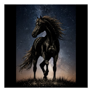 Póster Caballo Majestuoso