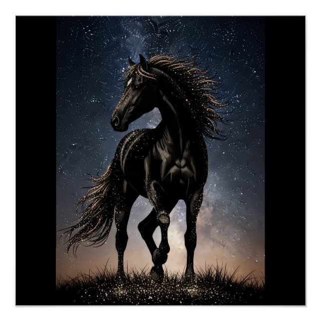Póster Caballo Majestuoso (Anverso)