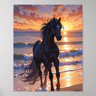 Póster Caballo majestuoso