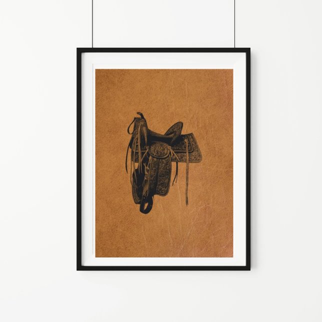 Póster Caballo occidental vintage (Subido por el creador)