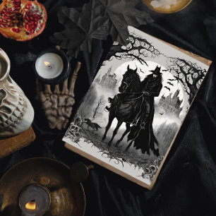 Póster Caballo oscuro y gótico